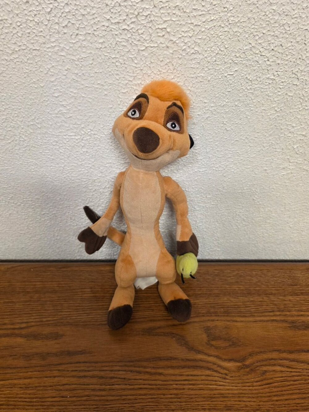 Plush Disney Store The Lion King Timon with Grub 12" Stuffed Animal